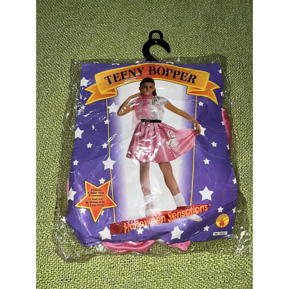 Retro 50's SOCKโ HOP Poodle Skirt Dress Costume Child Kids Girl , cosplay 8/10